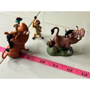 Disney The Lion King Timon Pumbaa Warthog Meerkat‎ Figures Set Kids Toy